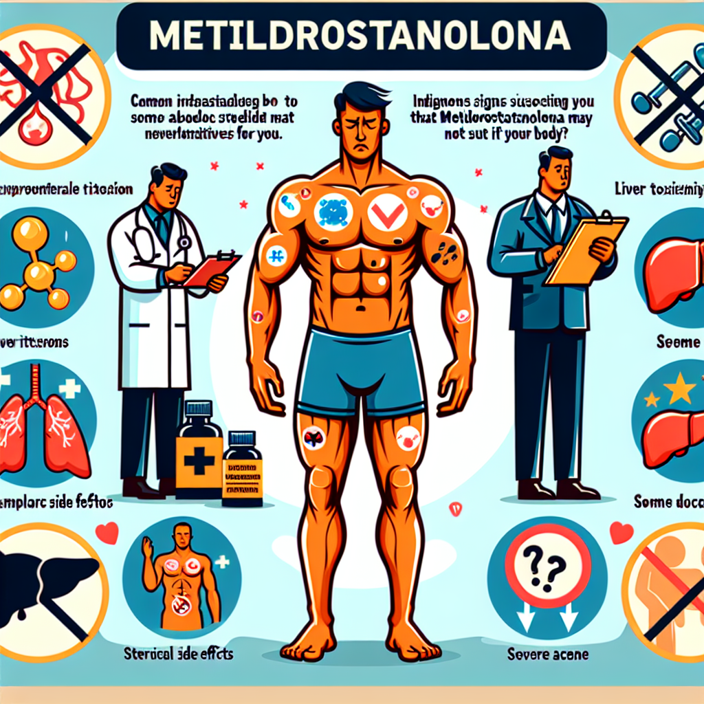 ¿Qué señales indican que Metildrostanolona no es para ti?