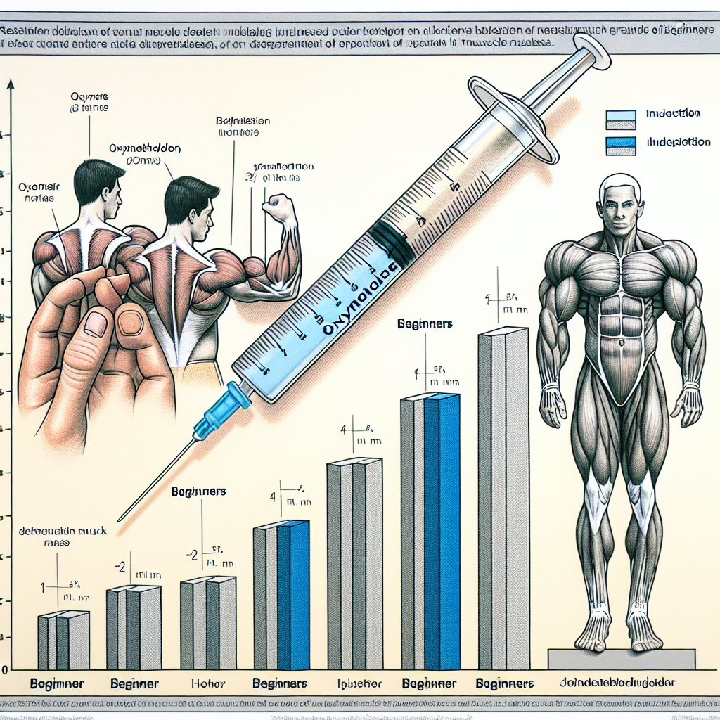 Oximetolona inyectable y ritmo de crecimiento muscular en principiantes
