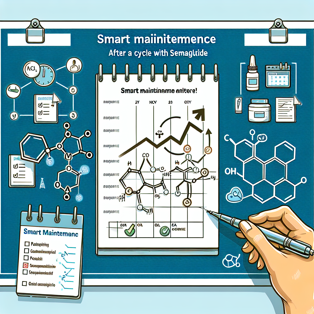 Cómo hacer mantenimiento inteligente tras un ciclo con Semaglutid