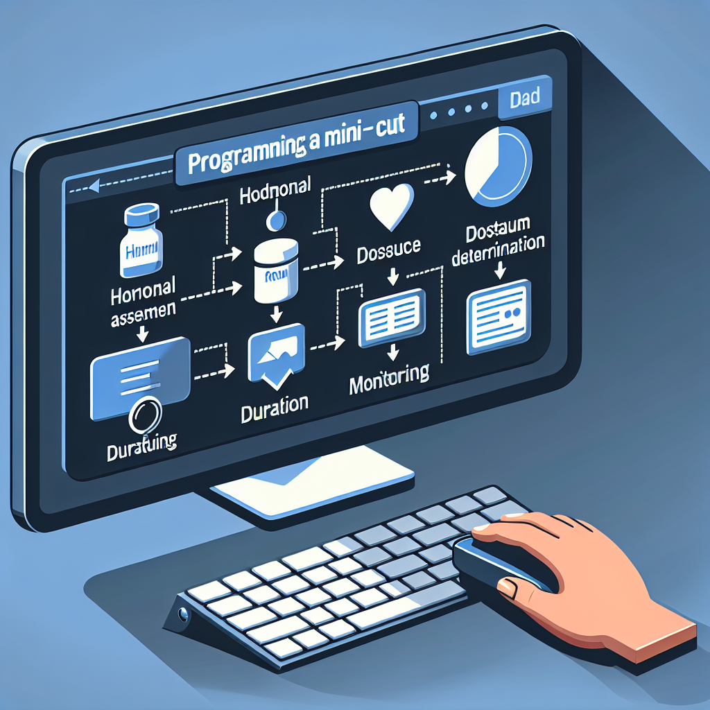Cómo programar un minicut usando Hormona del crecimiento