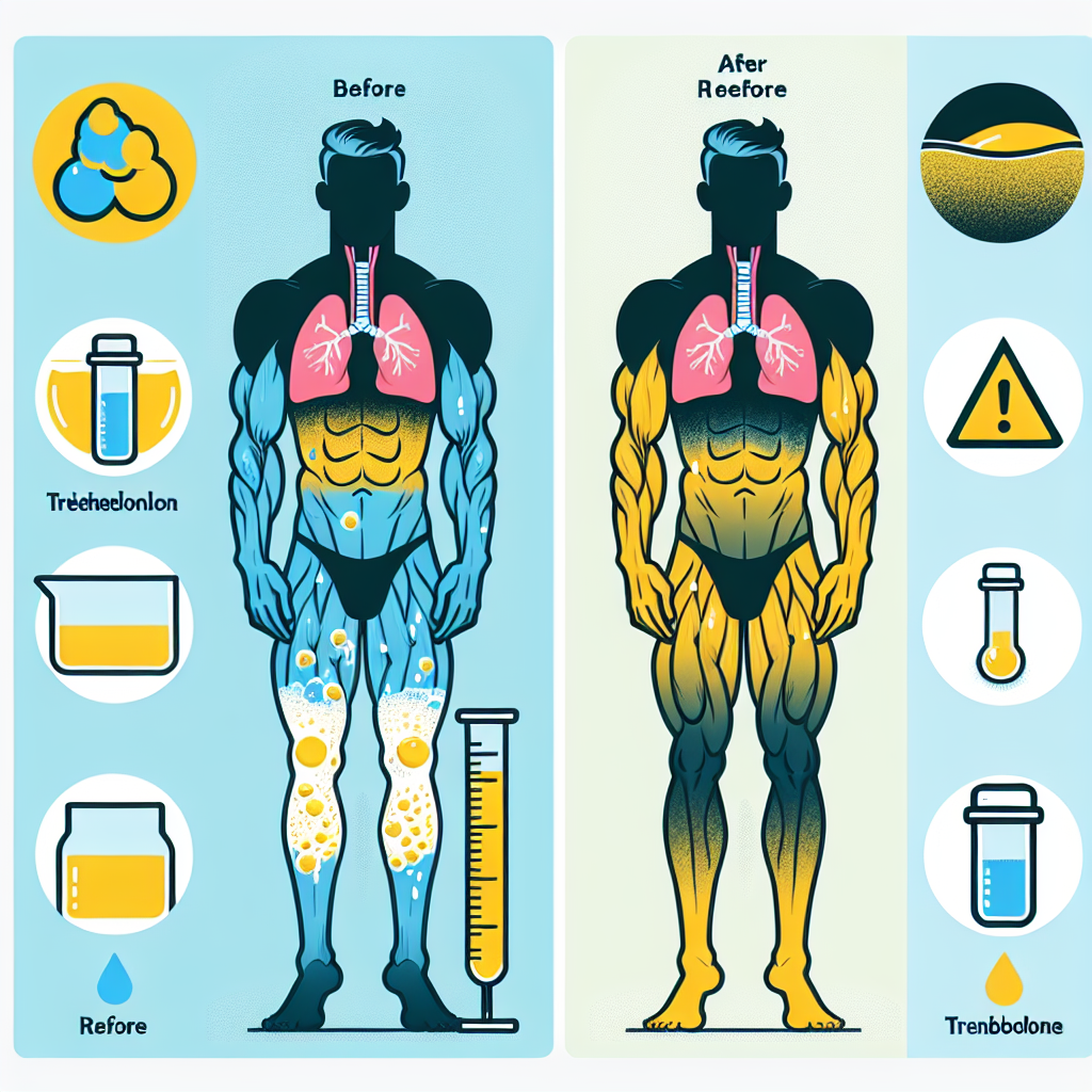 Cuánto líquido se retiene usando Trenbolone