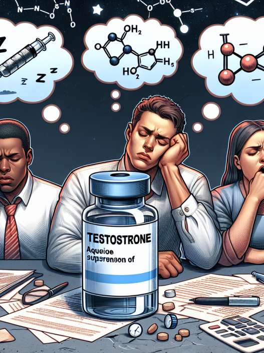 ¿Suspensión acuosa de testosterona provoca insomnio en todos los usuarios?