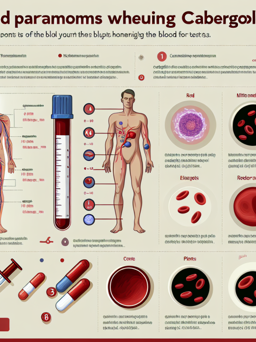 Qué parámetros vigilar en sangre al usar Cabergolina
