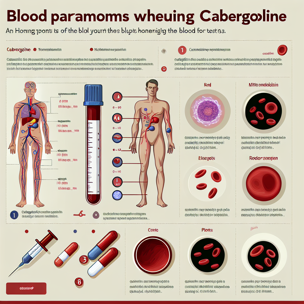 Qué parámetros vigilar en sangre al usar Cabergolina