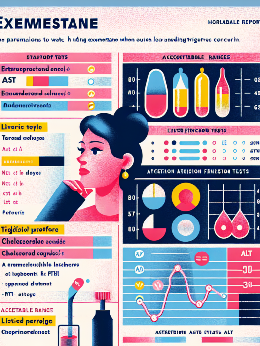 Qué parámetros vigilar en sangre al usar Exemestane