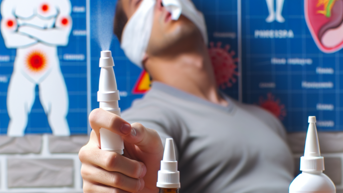 ¿Aerosoles nasales puede aumentar el riesgo de lesiones?