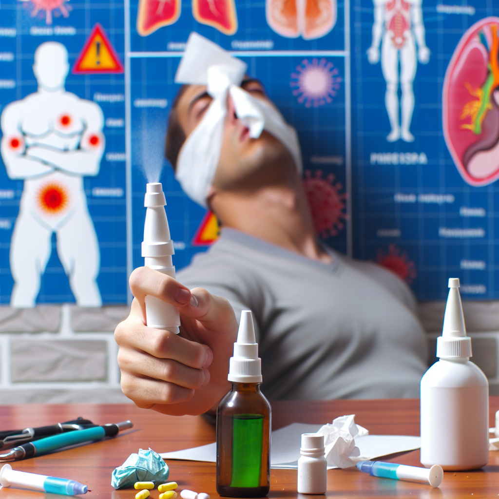 ¿Aerosoles nasales puede aumentar el riesgo de lesiones?