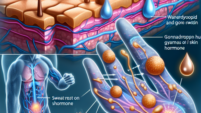 Cómo responde la piel al sudor con Gonadotropina