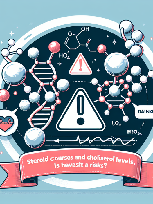 Cursos de esteroides y niveles de colesterol: ¿hay riesgo?