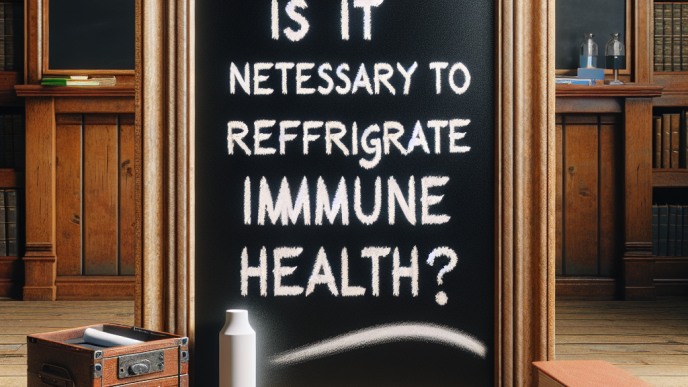 ¿Es necesario refrigerar Salud inmunológica?