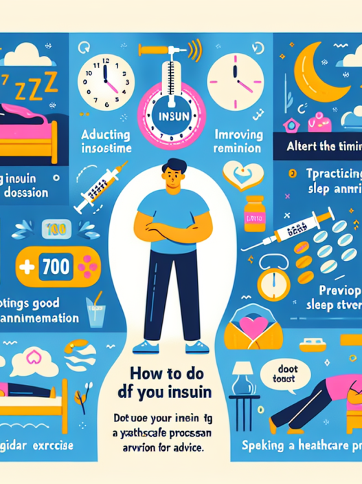 Qué hacer si Insulina interrumpe tu patrón de sueño