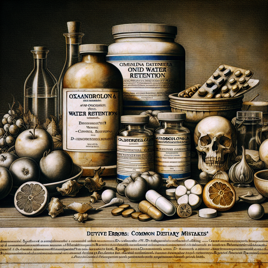 Oxandrolona y retención de agua: errores dietéticos comunes